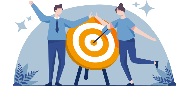 Image illustrant des coéquipiers avec un objectif commun